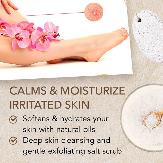 O Naturals Ultra-Reinigendes Körperpeeling Damen Grapefruit Und Vanille - Feuchtigkeitsspendend Body Scrub - Totes Meer Peeling Für Körper Und Gesicht - Gegen Akne & Tote Haut