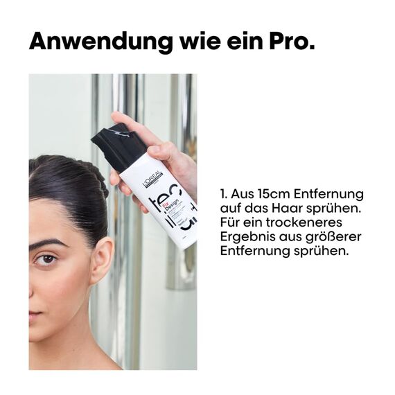 L'Oréal Professionnel Professionelles Haarspray für definierte Looks mit präziser Fixierung für ein schwereloses Finish, Sehr starker Halt, Tecni.ART, Fix Design, 200ml