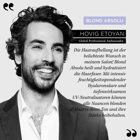 Kérastase Haarmaske für trockenes und blondiertes Haar, Gegen Gelbstich, Mit Hyaluron und Neutralisatoren, Masque Ultra-Violet, Blond Absolu, 200 ml