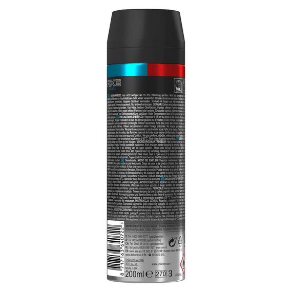 AXE, Deodorant 3 x 200 ml