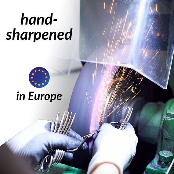 marQus Nagelschere und Pinzetten Set 3 teilig - mit Feile aus Solingen, das praktische Nagelpflegeset für alle Fälle und Taschen, Reise Maniküre Nageletui Klassisch Weiss