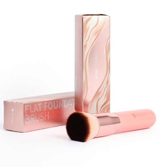 DUcare Foundation Pinsel Kabuki Make Up Pinsel Flat Top Pinsel Schminkpinsel Kosmetikpinsel - Ideal für Cremige, Pudrige oder Flüssige Foundation