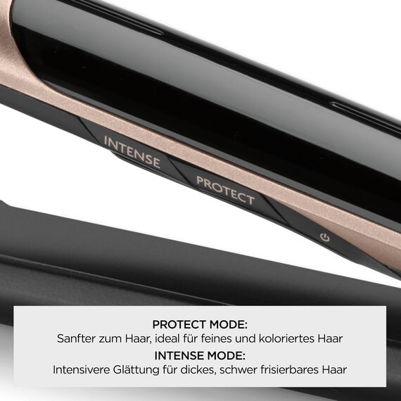 BaByliss Super Smooth Glätteisen – Anti-Frizz Ionen-Technologie, Hitzeschutzmatte, fortschrittliche Keramikplatten, schnelles Aufheizen, 6 Temperaturstufen von 140°C bis 235°C, ST393E