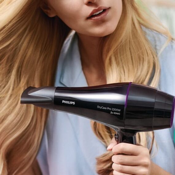 Philips DryCare Pro Haartrockner mit leistungsstarkem AC-Motor (Modell BHD274/00)
