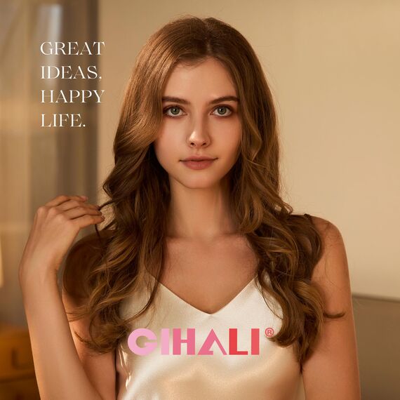 GIHALI Universalaufsatz Haar Diffusor "Super Stabil" 4,4 cm bis 6,6 cm für natürlich lockiges und welliges Haar, Haartrockneraufsatz, Universal Diffusor Aufsatz, Diffuser Haare Locken (Weiß)