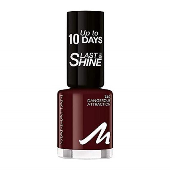 Manhattan Last und Shine Nagellack, Nr.740 Dangerous Attraction, 1er Pack (1 X 10 ml)