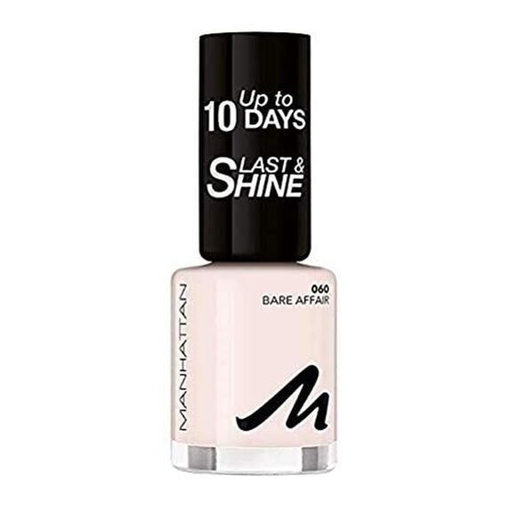 Manhattan Last und Shine Nagellack, Nr.060 Bare Affair, 1er Pack (1 X 10 ml)