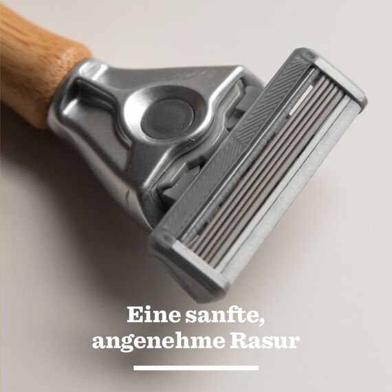 BULLDOG Original Rasierklingen | 5-fach Klinge | 4 Ersatzklingen