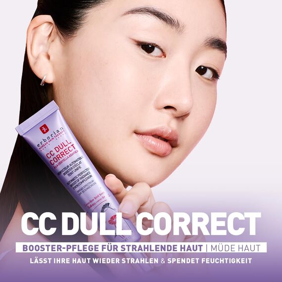 Erborian CC Dull Correct - Ausgleichende Tagescreme gegen fahle Haut - Koreanische Kosmetik mit Centella Asiatica korrigiert gelblichen Teint und beugt vorzeitiger Hautalterung vor - 15 ml