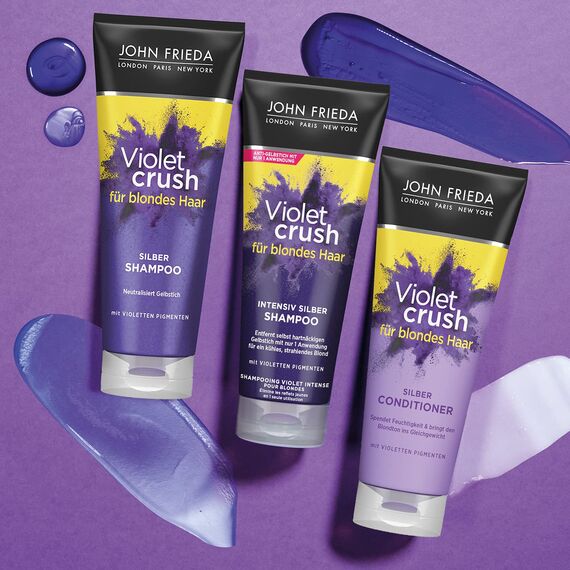 John Frieda Shampoo, Unparfümiert, Violett, 250 ml (1er Pack)