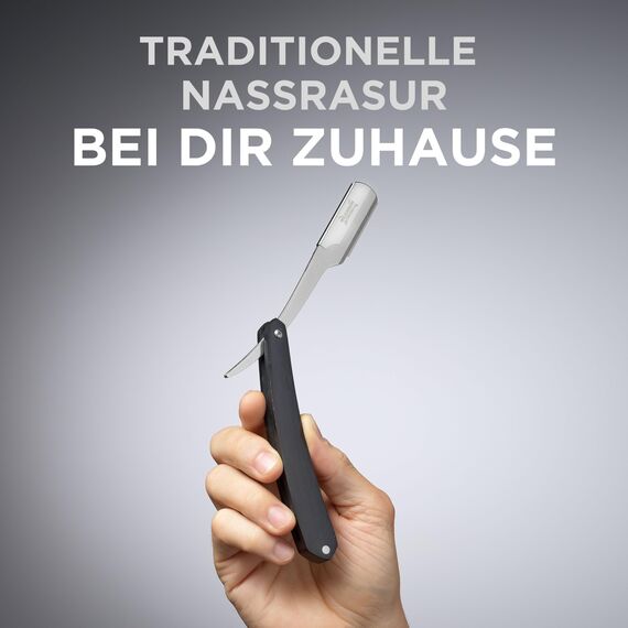 WILKINSON SWORD - Barber's Style The Pioneer Für Männer | Rasiermesser + 5 Wechsel-Klingen
