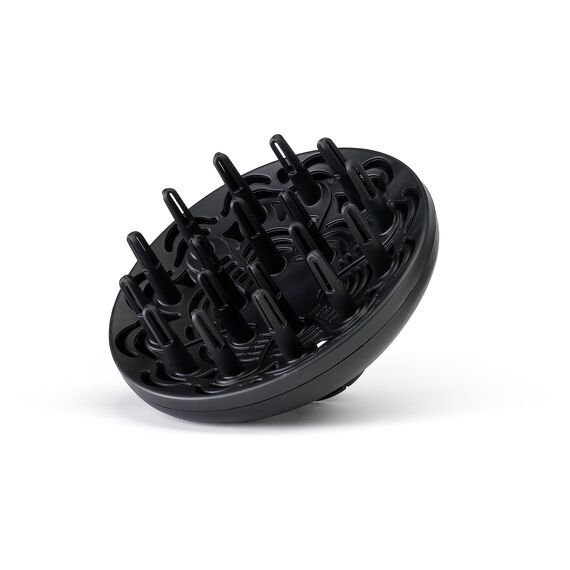 BaByliss Haartrockner Turbo Smooth – 2200 W leistungsstarker Föhn, großer Diffusor, Ionen-Technologie mit Anti-Frizz, 3 Temperatureinstellungen & 2 Geschwindigkeitsstufen, Schwarz, D572DE