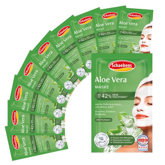 Schaebens Aloe Vera Maske, 10er pack (10x 10 ml)