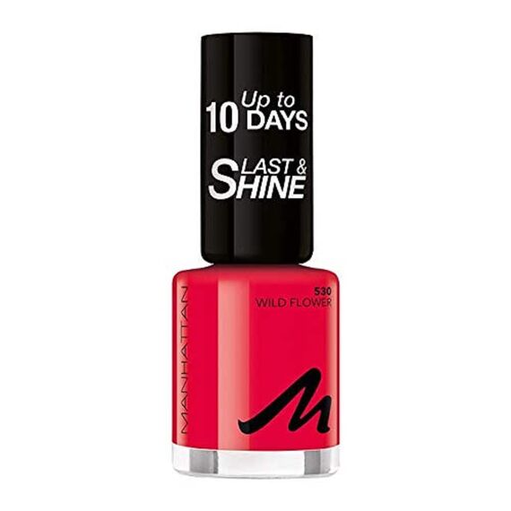 Manhattan Last und Shine Nagellack, Nr.530 Wild Flower, 1er Pack (1 X 8 ml)