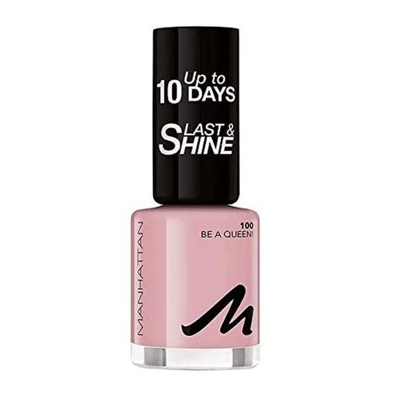 Manhattan Last und Shine Nagellack, Nr.100 Be a Queen, 1er Pack (1 X 8 ml)