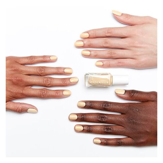 Essie Schnelltrocknender Nagellack „expressie“, Nr. 100 busy beeline, Gelb, Vegane Formel, 10 ml