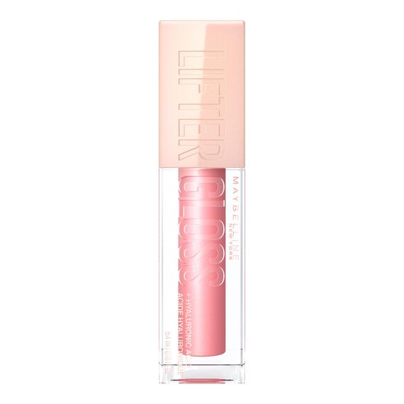 Maybelline New York Glänzender Lipgloss für voller wirkende Lippen, Feuchtigkeitsspendend, Mit Hyaluronsäure, Lifter Gloss, Farbe: Nr. 004 Silk (Rosa), 1 x 5,4 ml