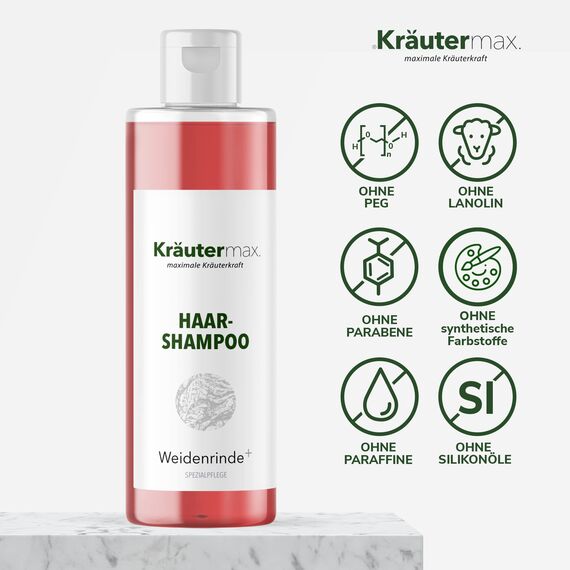 Weidenrinden Shampoo Läuse mit Weidenrinde Extrakt 3 x 250 ml