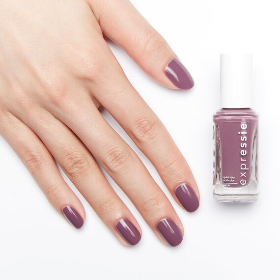 Essie Schnelltrocknender Nagellack „expressie“, Nr. 220 get a mauve on, Violett, Vegane Formel, 10 ml