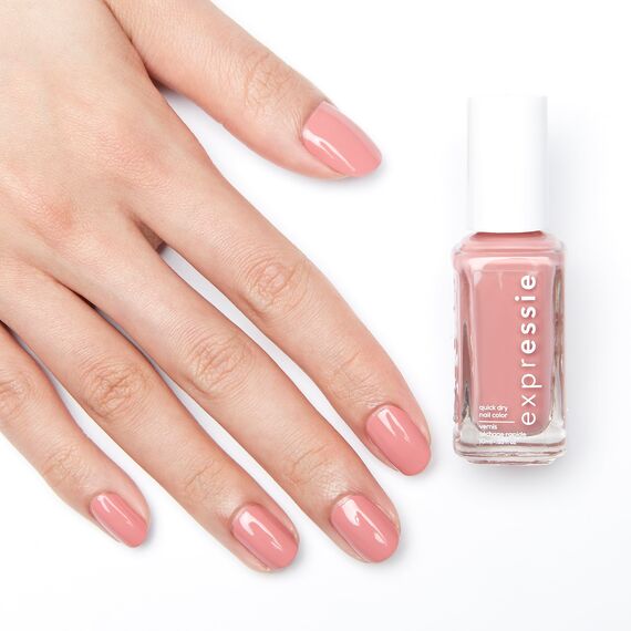 Essie Schnelltrocknender Nagellack „expressie“, Nr. 10 second hand first love, Pink, Vegane Formel, 10 ml