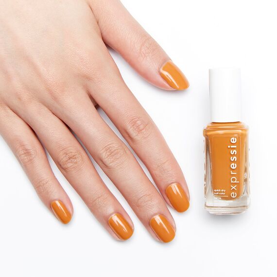 Essie Schnelltrocknender Nagellack „expressie“, Nr. 120 don't hate curate, Gelb, Vegane Formel, 10 ml