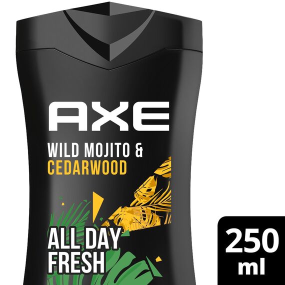 Axe Duschgel Green Mojito & Cedarwood für langanhaltende Frische und Duft nach der Dusche dermatologisch getestet 250 ml
