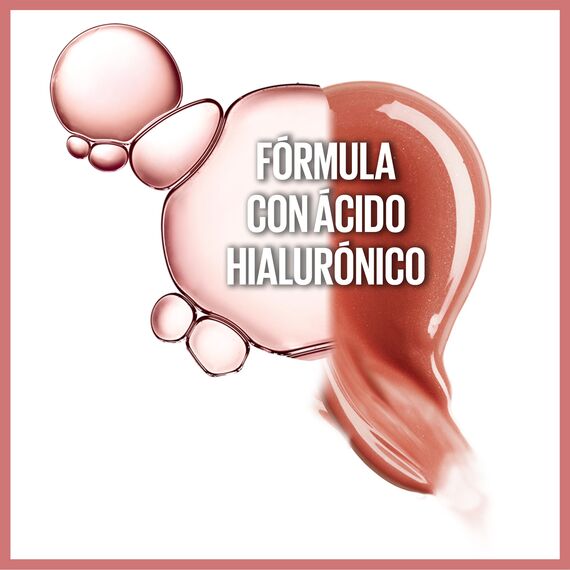 Maybelline New York Glänzender Lipgloss für voller wirkende Lippen, Feuchtigkeitsspendend, Mit Hyaluronsäure, Lifter Gloss, Farbe: Nr. 004 Silk (Rosa), 1 x 5,4 ml