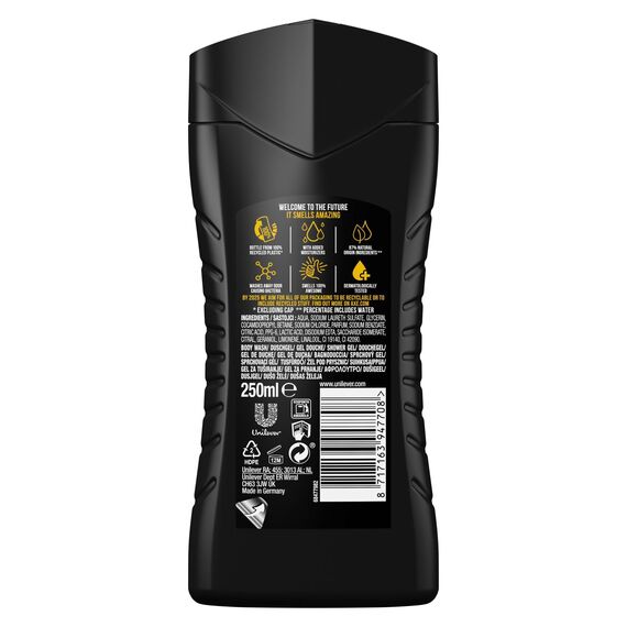 Axe Duschgel Green Mojito & Cedarwood für langanhaltende Frische und Duft nach der Dusche dermatologisch getestet 250 ml