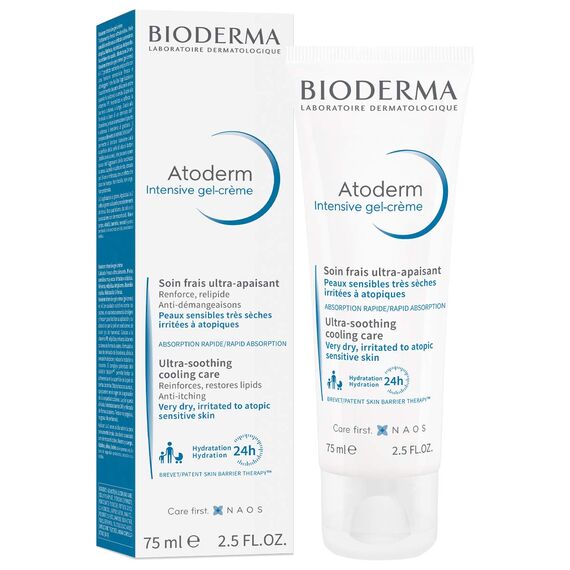Bioderma, Único, ATODERM Intensive Gel Piel atopica Diario 75ml, 75 ml (Paquete de 1)
