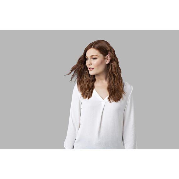 Remington Welleneisen [Testsieger] ProLuxe 4-in-1 Lockenstab: Beach, natürlich Wellen, Wasserwellen, (Dig. Display, Temperatureinstellung bis 210°C) Kreppeisen, Multistyler CI91AW, Weiße Rose