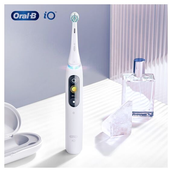 Oral-B iO Sanfte Reinigung Aufsteckbürsten für elektrische Zahnbürste, 2 Stück, sanfte Zahnreinigung, Zahnbürstenaufsatz für Oral-B Zahnbürsten