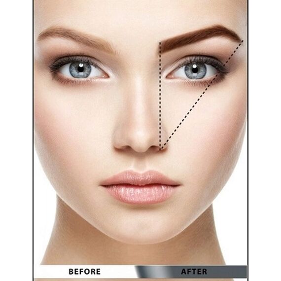 DEMURE Augenbrauenfarbe Set mit Entwickler, 15+ Anwendungen - 30 ml, Brow Tint, Dye mit Arganöl und Rizinusöl, Augenbrauen Färbeset bis zu 4 Wochen Halt (1.0 Schwarz)