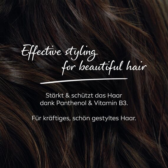 NIVEA Volume & Hold Styling Spray, stärkendes Haarspray mit UV-Schutz, Panthenol & Vitamin B3, Haarlack für sichtbar mehr Volumen & 24h Halt (Haltestufe 4), veganes Pflegespray ohne Silikone (250 ml)