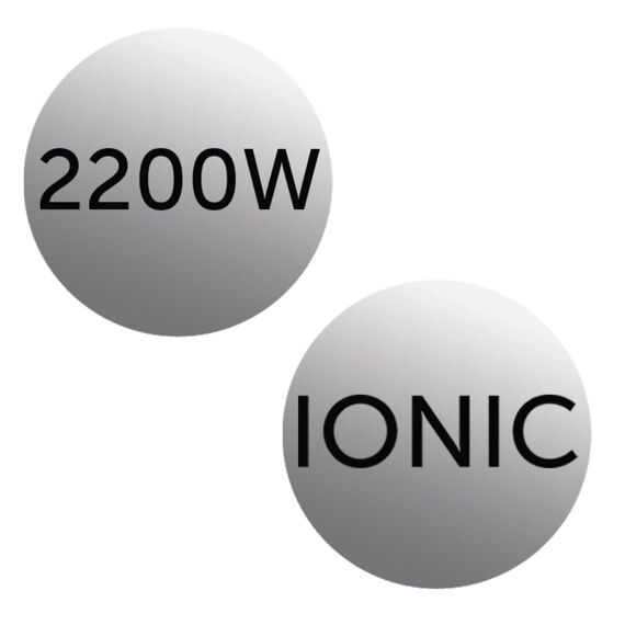 Remington Haartrockner Ionen [leicht, Diffusor & Stylingdüse] schwarz (2200W, Keramik-Ionen: schonendes Styling & gleichmäßige Wärmeverteilung, 3 Heiz- & 2 separate Gebläsestufen + Abkühlstufe) D3198