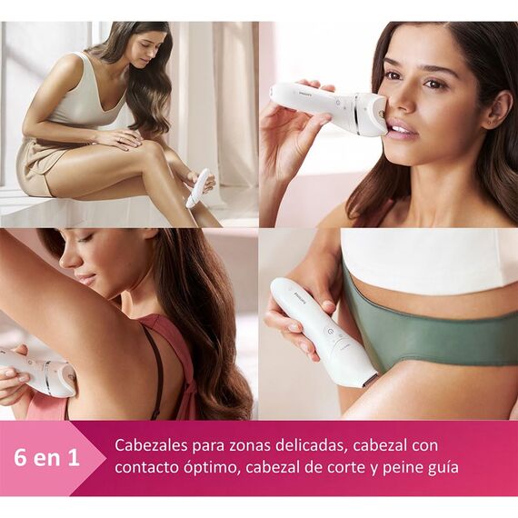 Philips Epilierer Series 8000, kabelloser Nass- und Trockenepilierer für Beine und Körper, Haarentfernungsgerät für Frauen