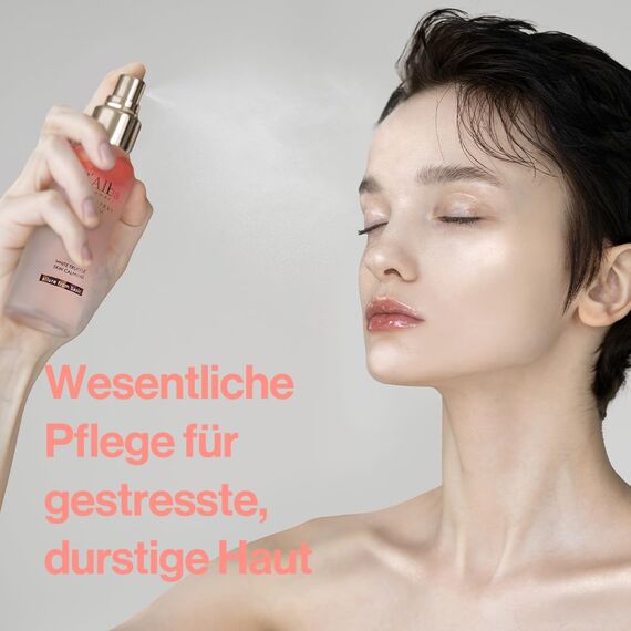 d'alba Italienisches weiß Trüffel Sprühen Serum, vitalisierendes, feuchtigkeitsspendendes, beruhigendes Serum-GesichtsnebelSprühen, SOS-Lösung für rote und empfindliche Haut, Vital