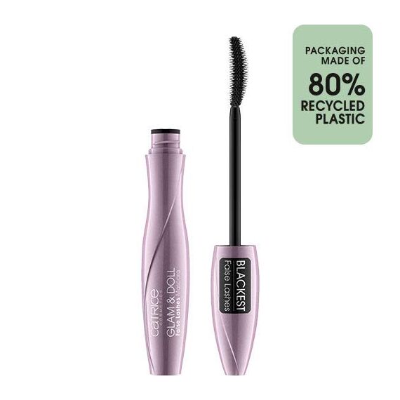 Catrice Glam&Doll False Lashes Mascara, Nr. 010, Schwarz, volumengebend, Falsche Wimpern-Effekt, definierend, matt, vegan, ohne Mikroplastikpartikel, Nanopartikel frei, ohne Parfüm, 3er Pack (3x9.5ml)