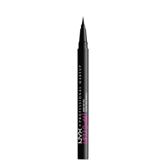 NYX Professional Makeup Augenbrauenstift, Lift n Snatch Brow Tint Pen, Wischfest, Transferfest, Black