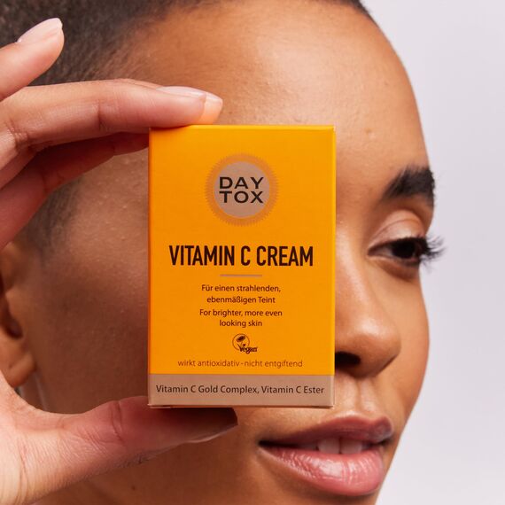Gesichtscreme mit Vitamin C - reduziert Falten & Pigmentflecken - Vegan, Ohne Silikone, Made in Germany, DAYTOX - Vitamin C Cream - 50ml