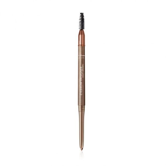 M. Asam MAGIC FINISH Augenbrauenstift Eyebrow Designer Light-Brown (0,28g) – 4-in-1 Augenbrauenstift mit Drehmine & Spiralbürstchen, perfekte Form & Fülle dank pudriger Textur, optimale Brauenbogen