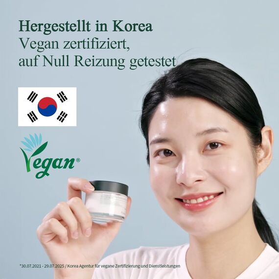 [PKY] Pyunkang Yul Beruhigende Feuchtigkeitsbarriere-Creme, Feuchtigkeitscreme, Beruhigt sofort empfindliche Haut,Hyaluronsäure und Ceramid für Feuchtigkeit, Vegan, Koreanische Hautpflege, 50ml