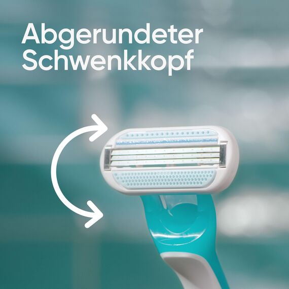 Gillette Venus Tropical Einwegrasierer Damen, 3 Damenrasierer mit Komfortklingen