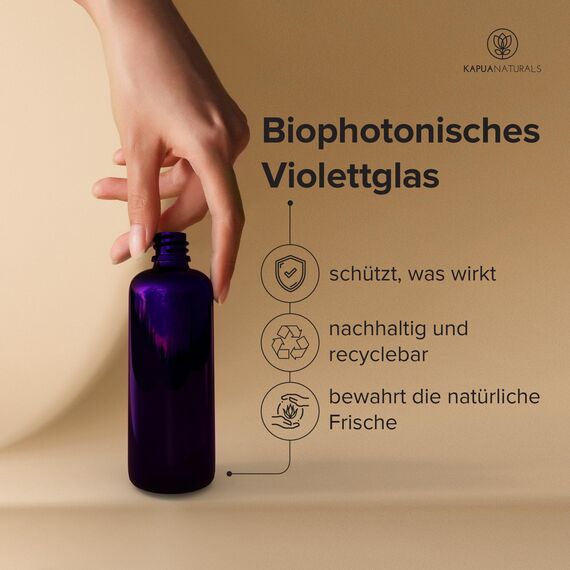Bio Hyaluron Serum hochdosiert – 100ml – multimolekulare Hyaluronsäure – 8-Fach Anti-Aging Komplex mit Bio Aloe Vera, Vit E & B5 – vegane Naturkosmetik – Hyaluronic Acid Serum – Made in Germany