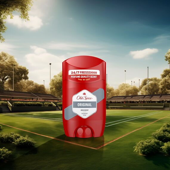 Old Spice Original Deostick für Männer 50 ml, 24/7 Frischhh bei täglicher Anwendung, Duft in Parfumqualität, Schutz vor Gerüchen, 0 Prozent Aluminiumsalze