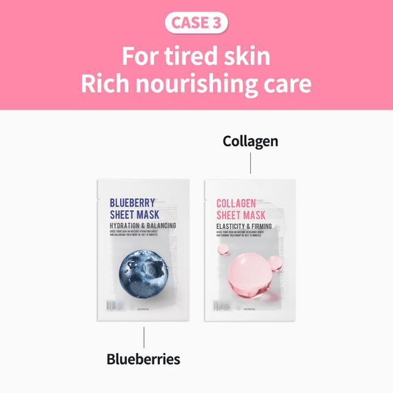 [PAKET VON 8] EUNYUL Purity Blattmaskenpaket 8 Typen 22 ml x 8 Stück Koreanische Hautpflege für alle Hauttypen