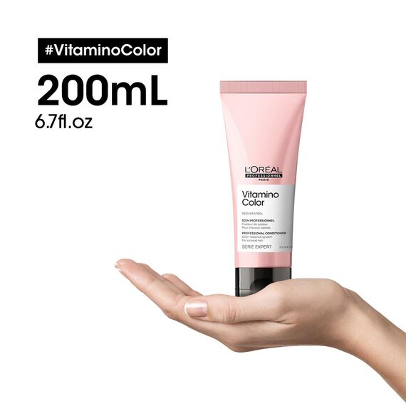 L'Oréal Professionnel | Farberhaltende Spülung für coloriertes Haar, Mit Resveratrol, Serie Expert, Vitamino Color Conditioner, 200 ml
