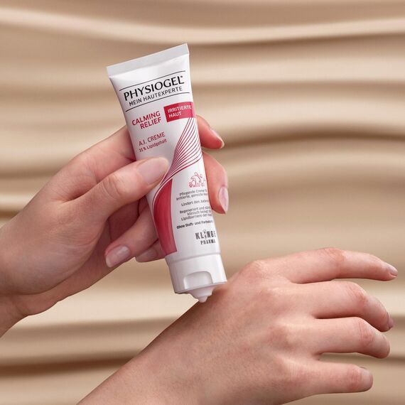 PHYSIOGEL Calming Relief A.I. Creme 50 ml - beruhigende Hautcreme für empfindliche Haut - regenerierende Körpercreme bei Juckreiz und Reizungen der Haut