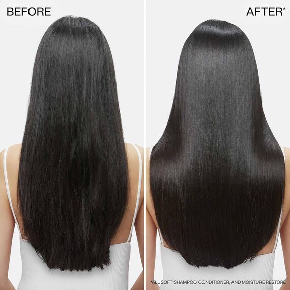 Redken Haarshampoo für trockenes und brüchiges Haar, Belebt und hydratisiert, Mit Omega-6 und Argan-Öl, All Soft Shampoo, 1 x 500 ml