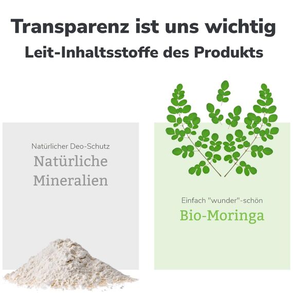 Lavera Deo Roll-on NATURAL & INVISIBLE 48 h - vegan - Naturkosmetik - Bio-Moringa & Natürliche Mineralien - ohne Aluminium - Zuverlässiger Schutz ohne Deo-Flecken - 48 Stunden Deo Schutz - 50 ml