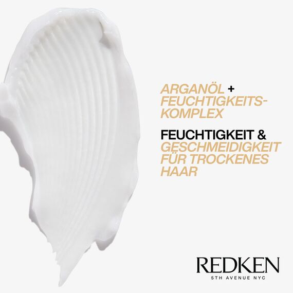Redken Spülung für trockenes und brüchiges Haar, Belebt und hydratisiert, Mit Fettsäuren, Antioxidantien und Argan-Öl, All Soft Conditioner, 500 ml